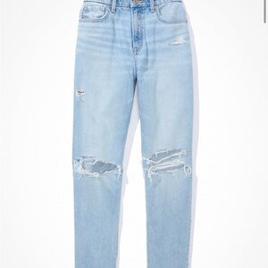 American Eagle Outfitters Light Blue Straight Leg Jeans